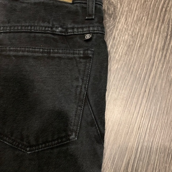 Zena‎ Vintage Black High Waisted Jeans 10 straight - Picture 5 of 7